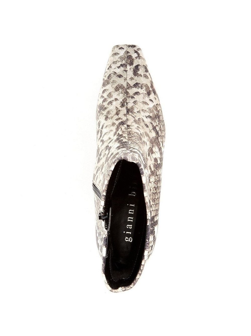 NWOB $129 Giani Bini Palmero Snake Print Snip Toe Kitten Heel Booties - Picture 6 of 9